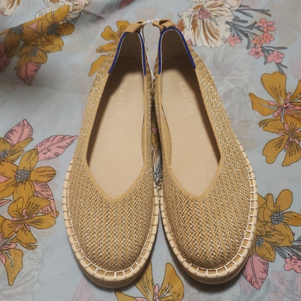 Rothy's Tan Espadrille Flats